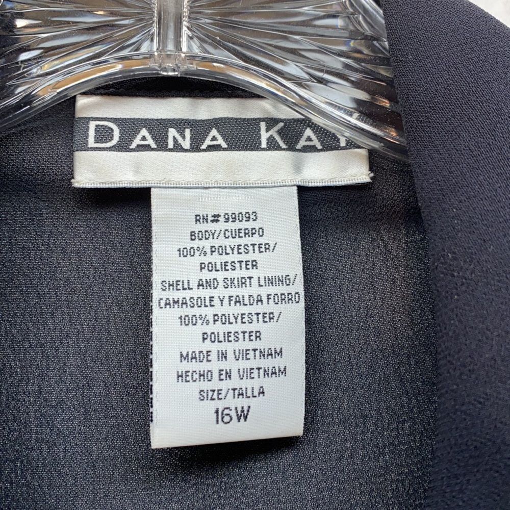 Dana Kay Polyester Open Dress Jacket Sequins Pattern - Picture 2 of 5